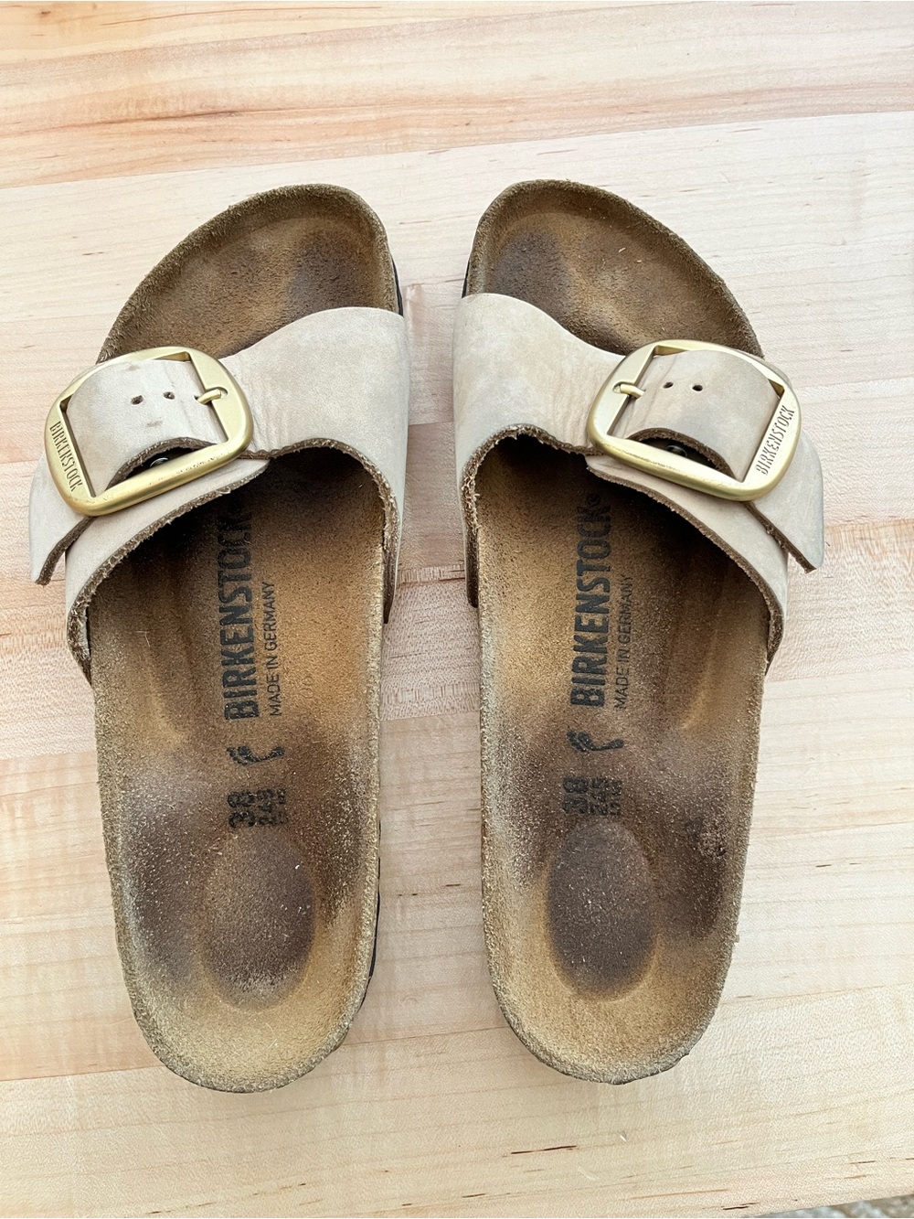 Birkenstock Madrid Big Buckle Sandals, Sz 7